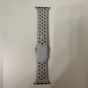Nike Gray Speckled Apple Watch Band